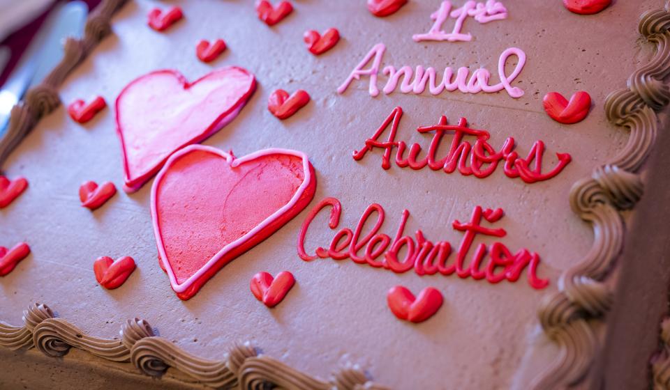 11th Annual Authors Celebration cake